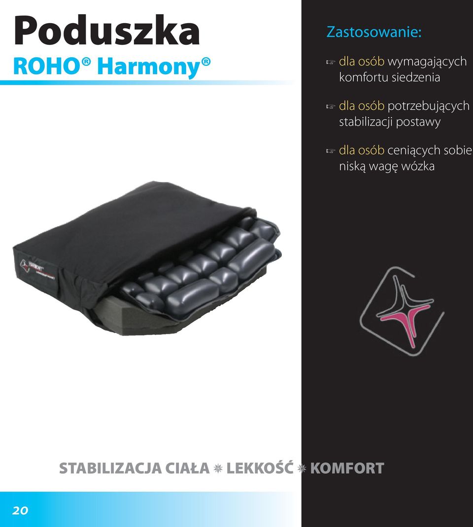 potrzebujących stabilizacji postawy dla osób