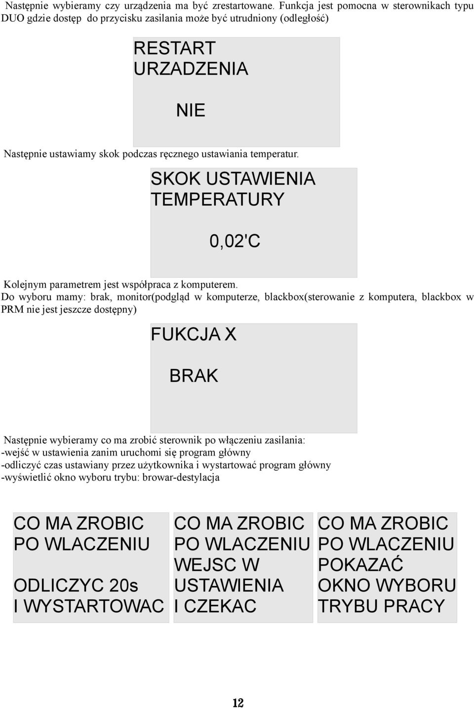 SKOK USTAWIENIA TEMPERATURY 0,02'C Kolejnym parametrem jest współpraca z komputerem.
