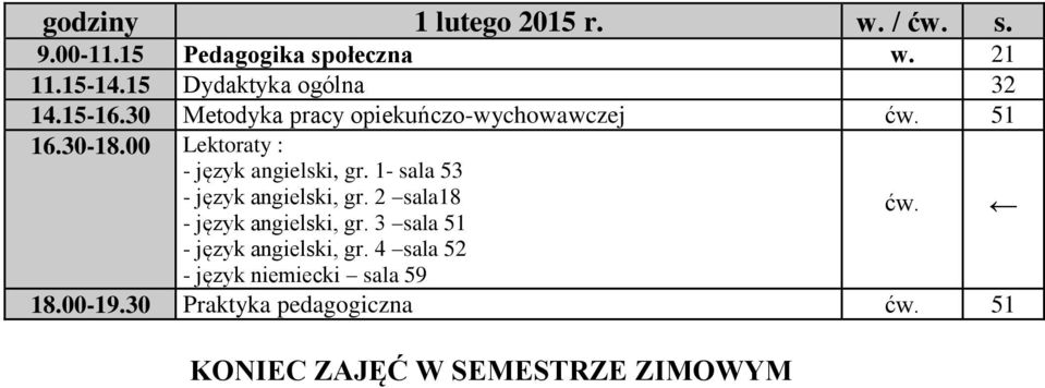 15 Dydaktyka ogólna 32 14.15-16.