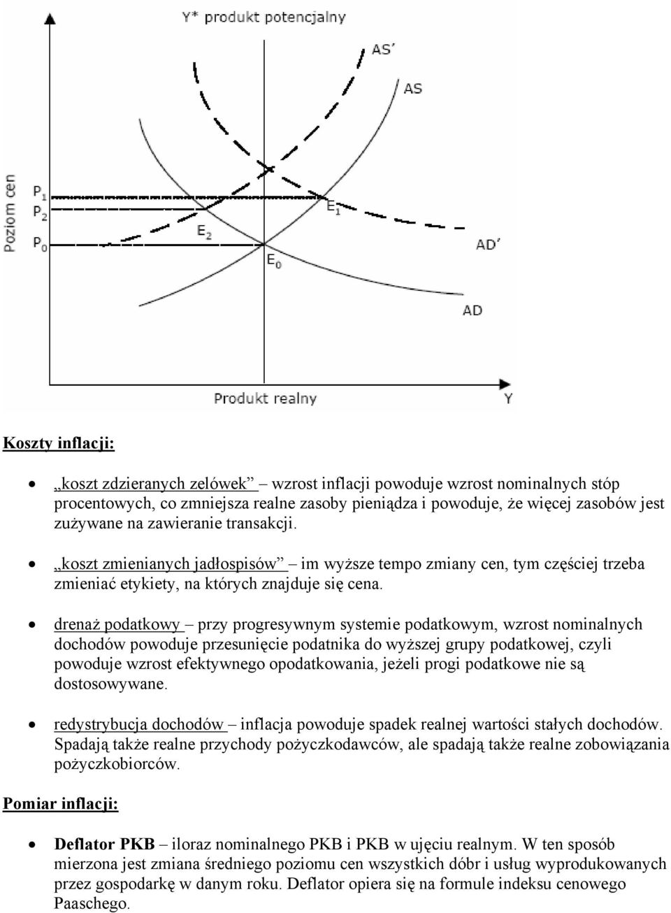 drenaż podatkowy przy progresywnym systemie podatkowym, wzrost nominalnych dochodów powoduje przesunięcie podatnika do wyższej grupy podatkowej, czyli powoduje wzrost efektywnego opodatkowania,