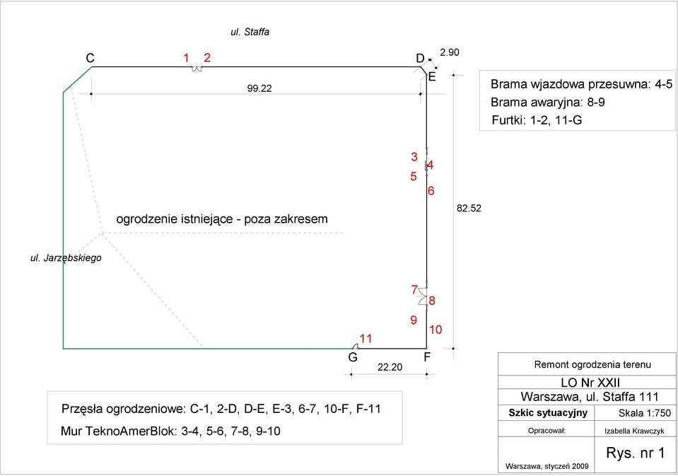 - poza zakresem 82.52 ul.