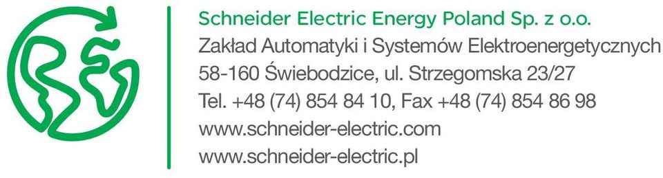 o. Zakład Automatyki i Systemów Elektroenergetycznych