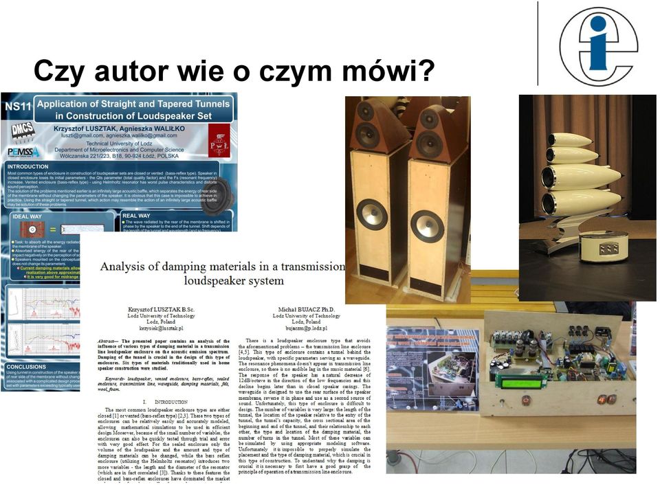 czym mówi?