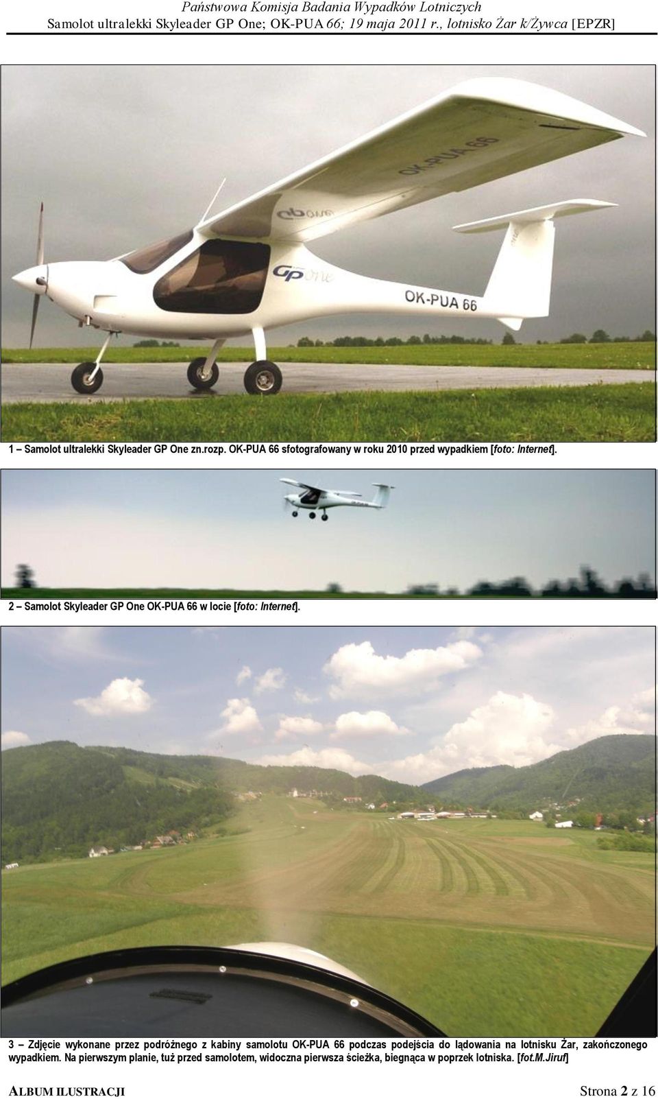 2 Samolot Skyleader GP One OK-PUA 66 w locie [foto: Internet].
