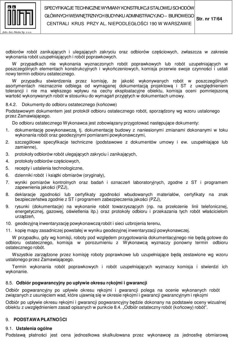 termin odbioru ostatecznego.
