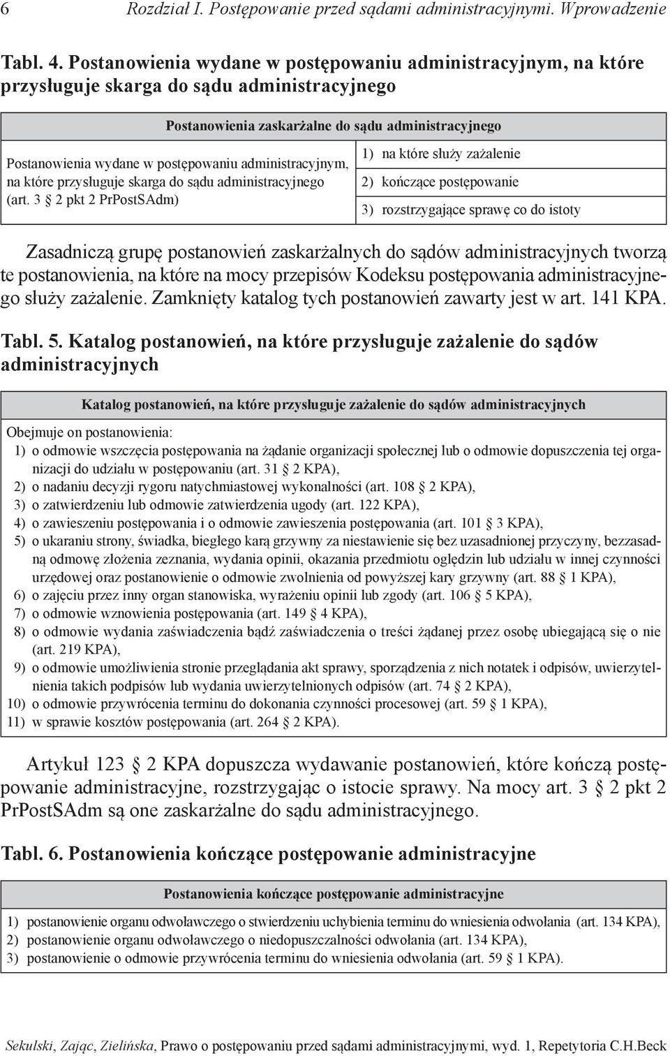 administracyjnym, na które przysługuje skarga do sądu administracyjnego (art.