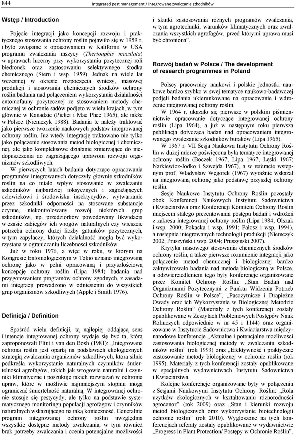 środka chemicznego (Stern i wsp. 1959).