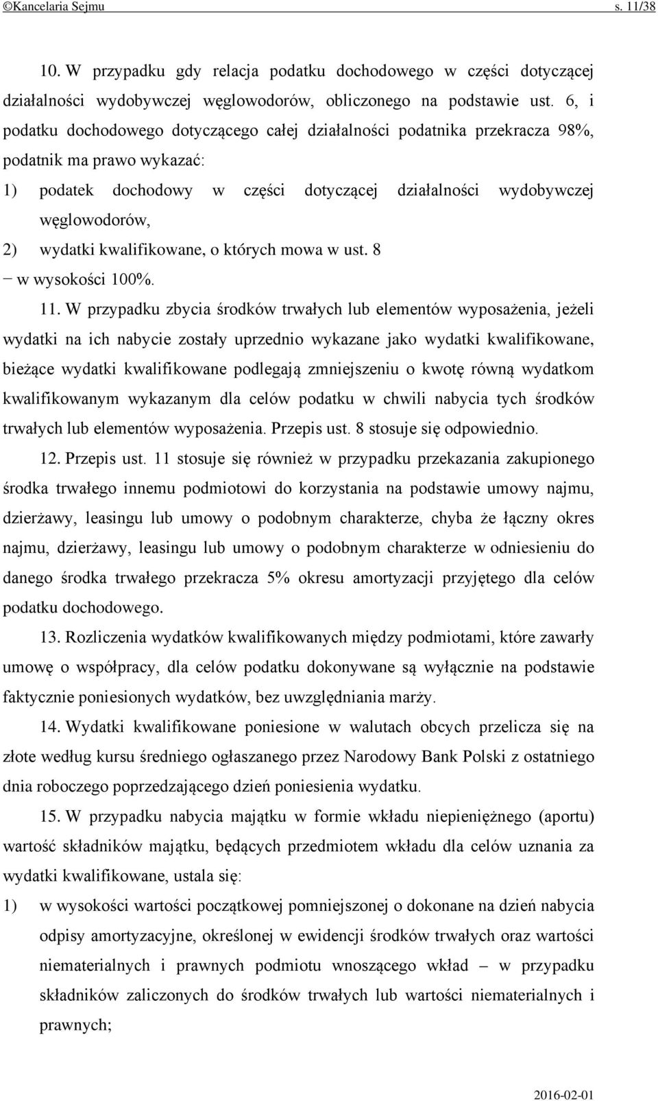 kwalifikowane, o których mowa w ust. 8 w wysokości 100%. 11.