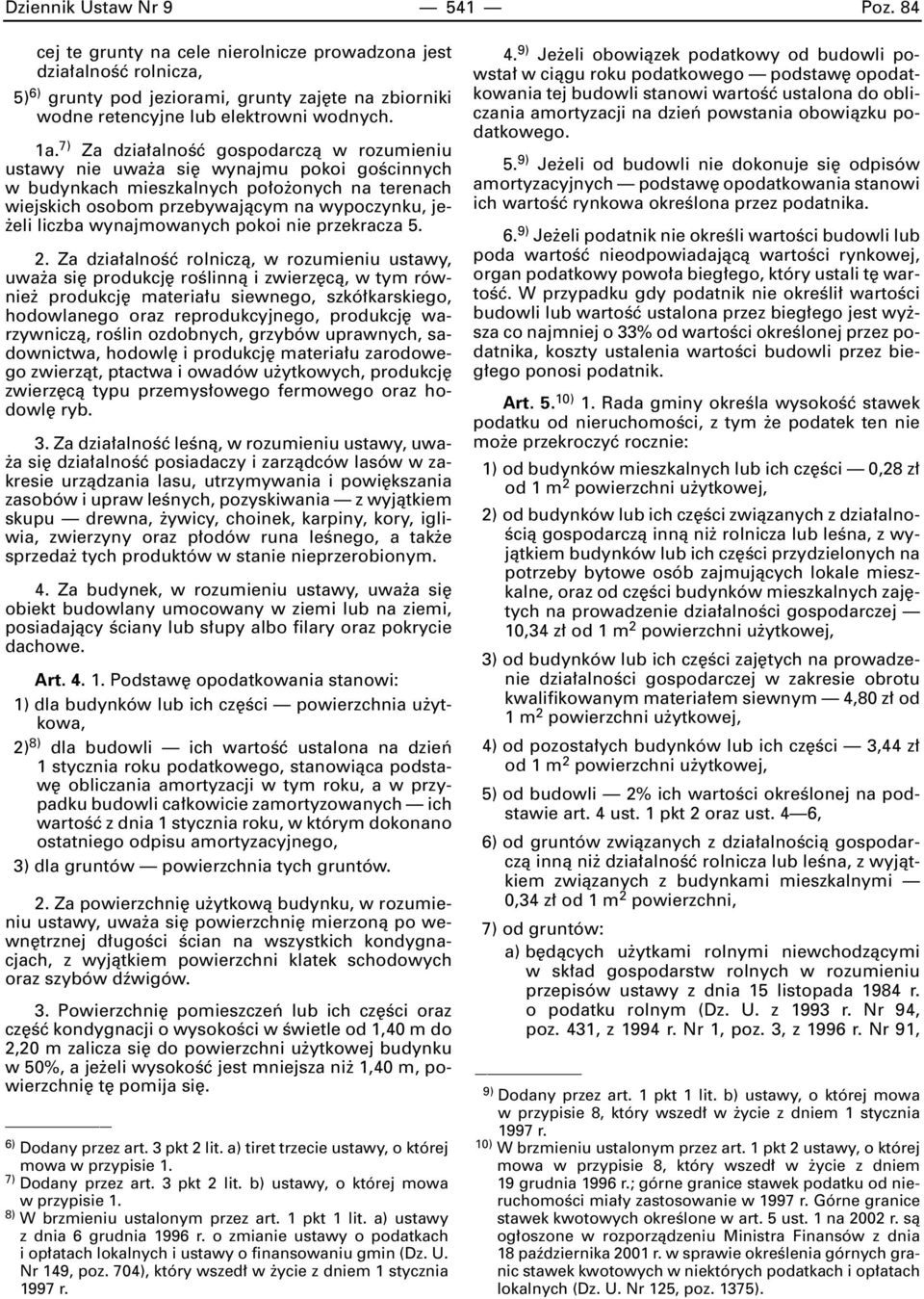 wynajmowanych pokoi nie przekracza 5. 2.