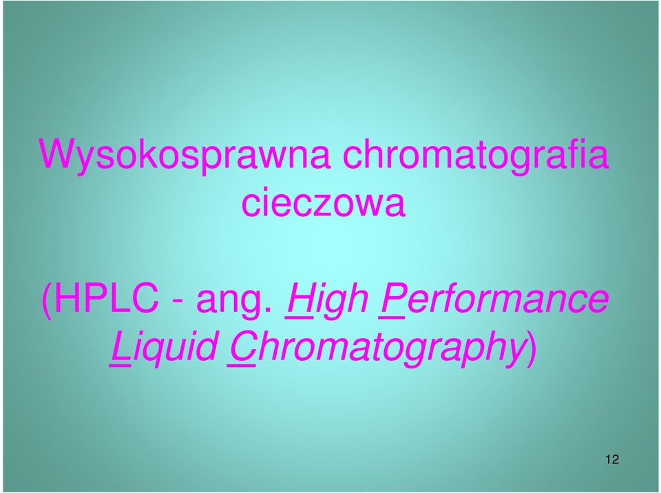 (HPLC - ang.