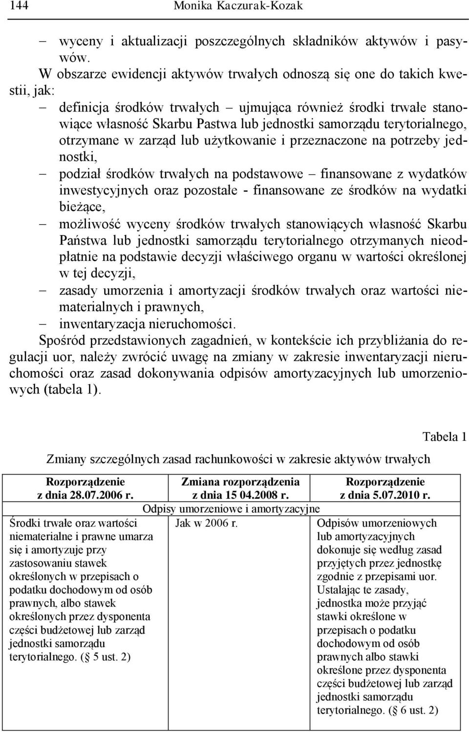 terytorialnego, otrzymane w zarząd lub użytkowanie i przeznaczone na potrzeby jednostki, podział środków trwałych na podstawowe finansowane z wydatków inwestycyjnych oraz pozostałe - finansowane ze