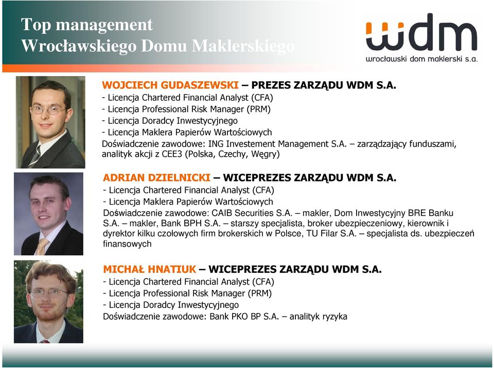 ZĄDU WDM S.A.