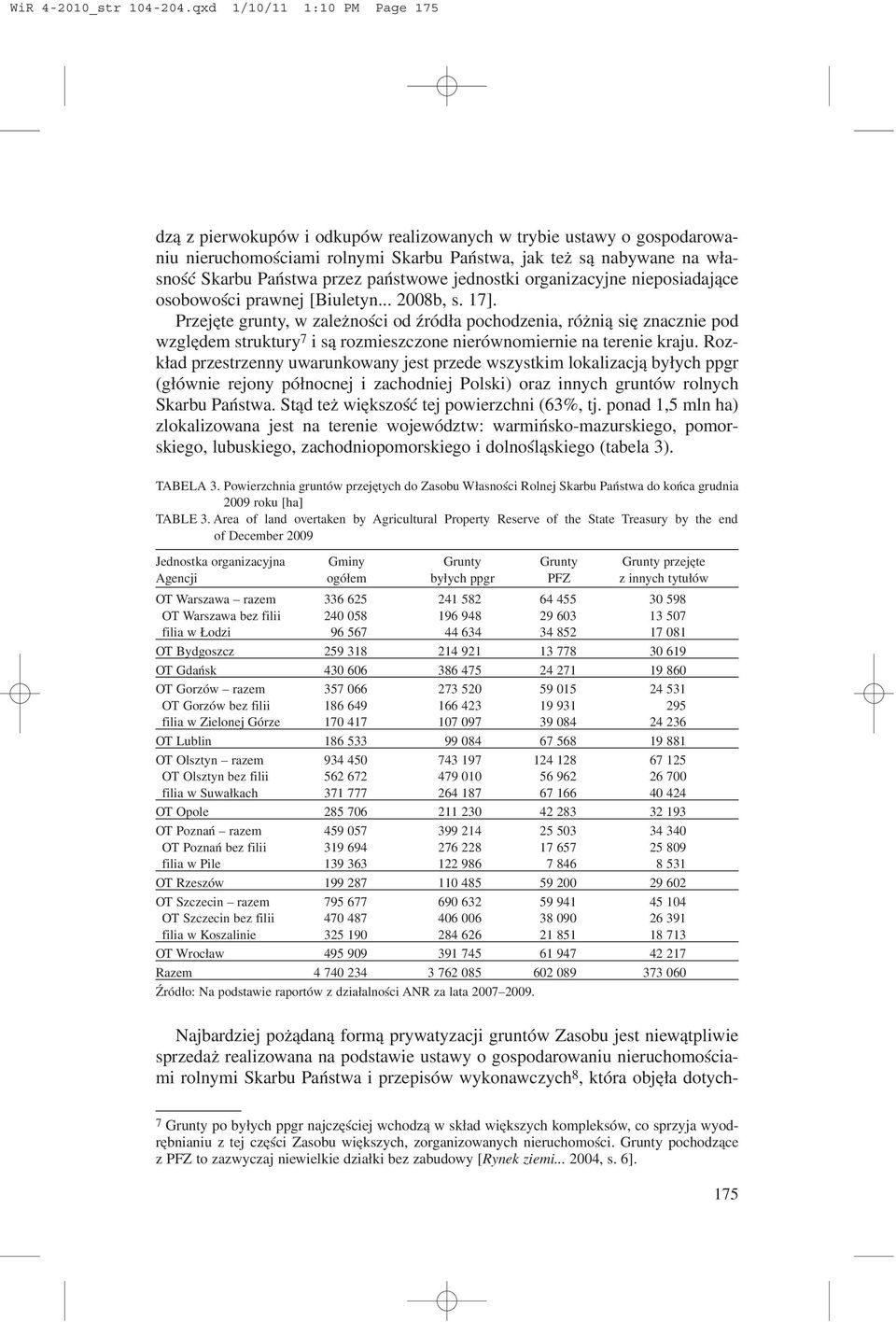 pañstwowe jednostki organizacyjne nieposiadaj¹ce osobowoœci prawnej [Biuletyn... 2008b, s. 17].