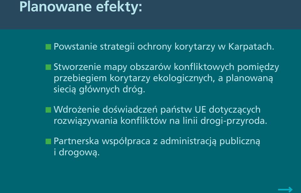 a planowaną siecią głównych dróg.