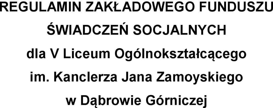 Ogólnokształcącego im.