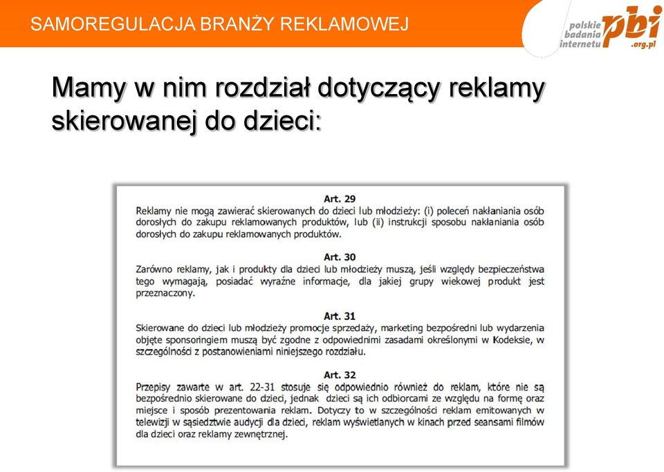 rozdział dotyczący