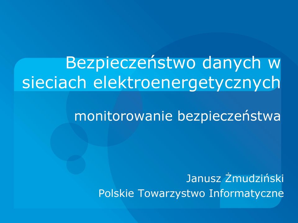 monitorowanie bezpieczeństwa
