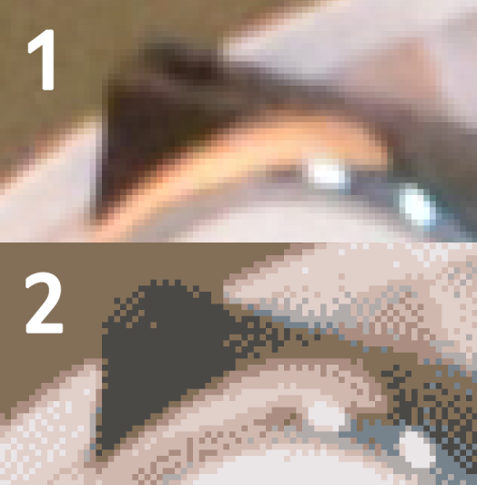 A.25 / Wykonywanie i realizacja projektów multimedialnych Test pisemny - zestaw nr A.25_7/Kr. Zadanie 1. Ilustracja 1 jest powiększonym fragmentem pewnego obrazu.