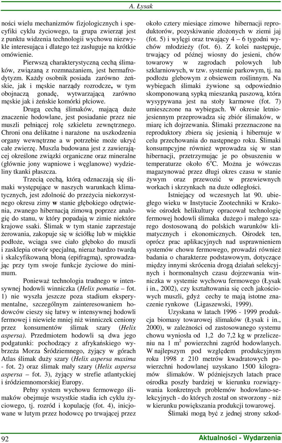 KaŜdy osobnik posiada zarówno Ŝeńskie, jak i męskie narządy rozrodcze, w tym obojnaczą gonadę, wytwarzającą zarówno męskie jak i Ŝeńskie komórki płciowe.