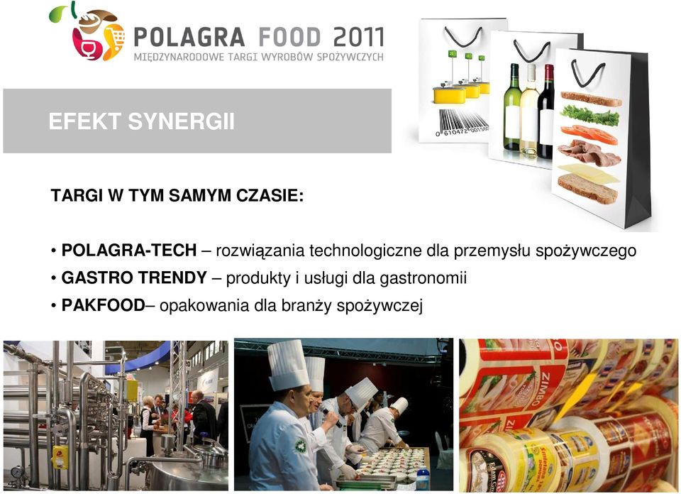 przemysłu spoŝywczego GASTRO TRENDY produkty i