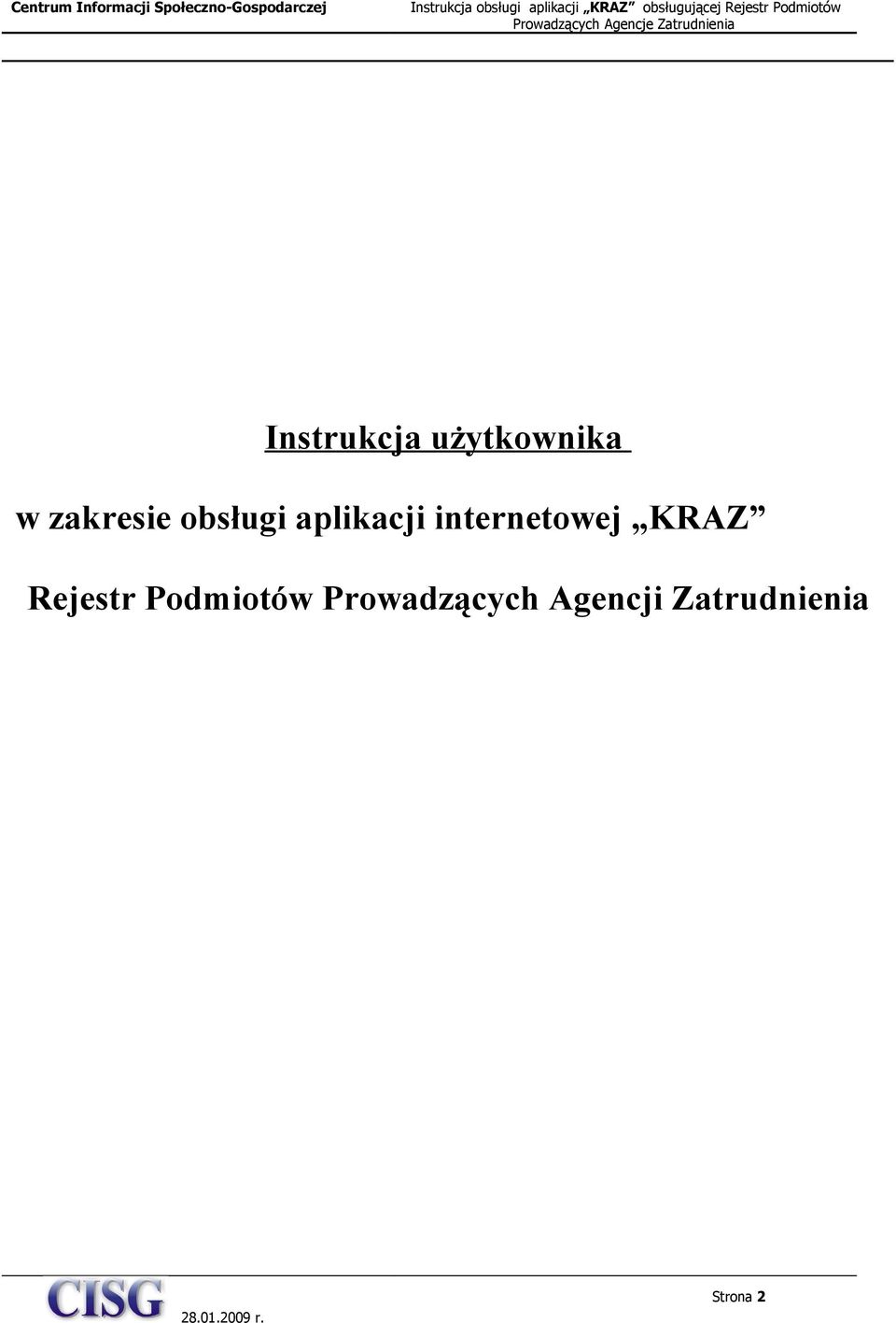 internetowej KRAZ Rejestr