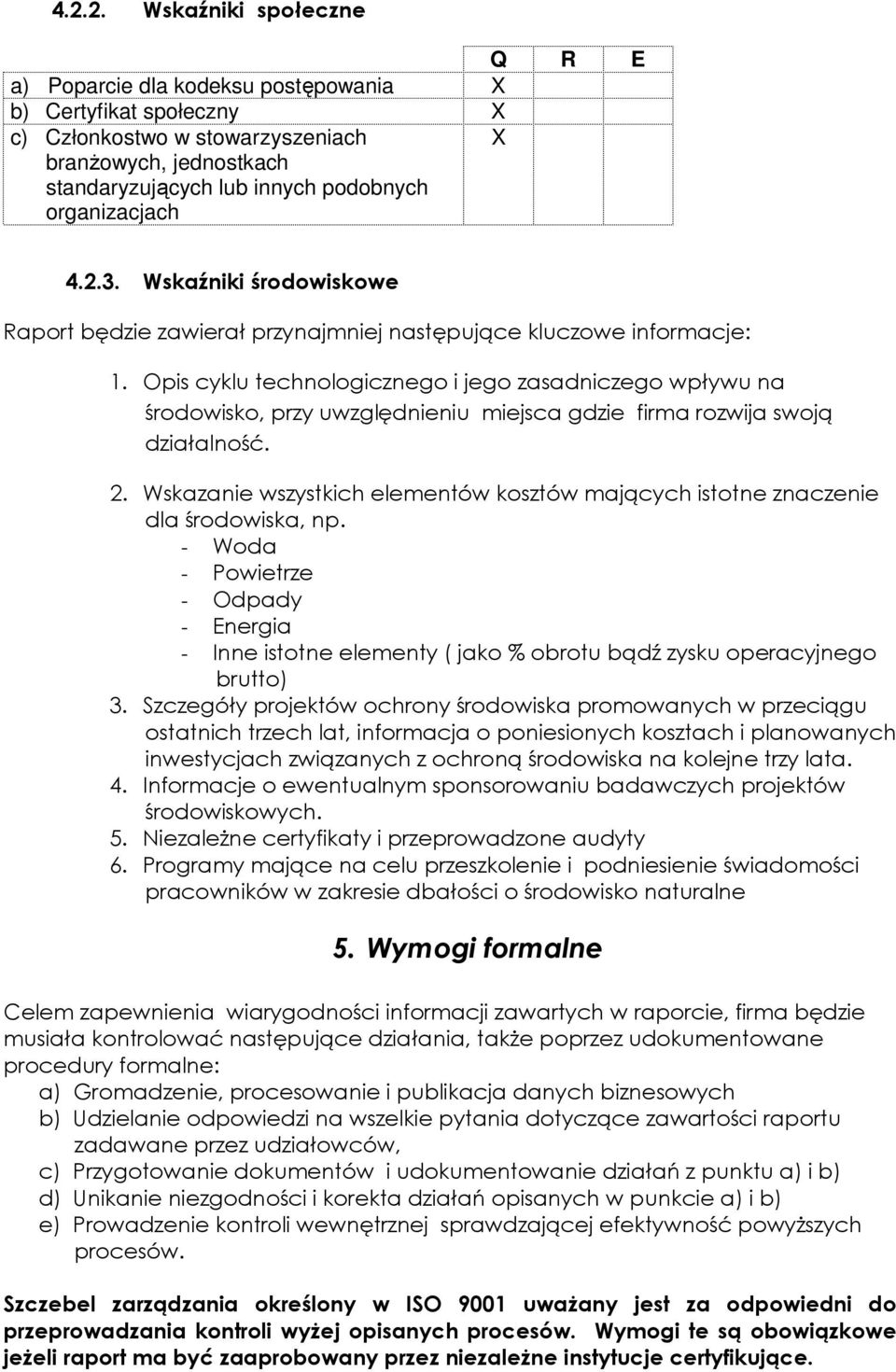 Opis cyklu technologicznego i jego zasadniczego wpływu na środowisko, przy uwzględnieniu miejsca gdzie firma rozwija swoją działalność. 2.