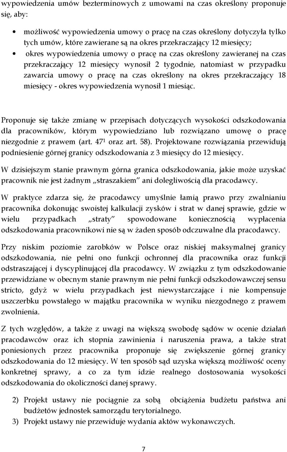 określony na okres przekraczający 18 miesięcy - okres wypowiedzenia wynosił 1 miesiąc.