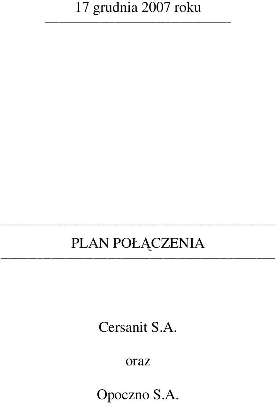 POŁĄCZENIA