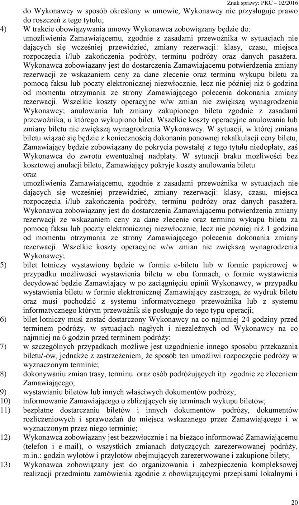 pasażera.