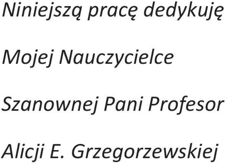 Szanownej Pani