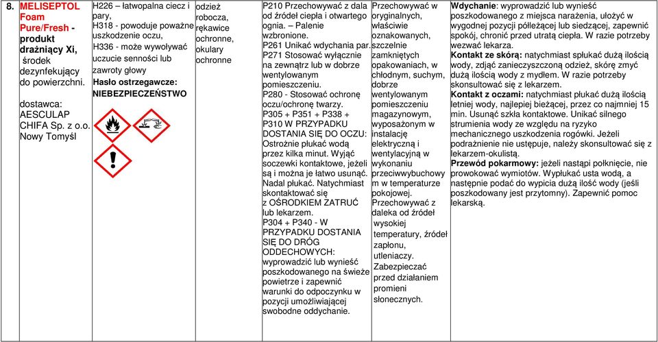 ek dezynfekujący do 