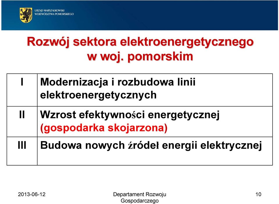 elektroenergetycznych Wzrost efektywności