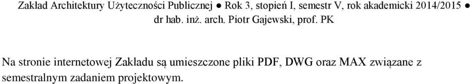 Piotr Gajewski, prof.