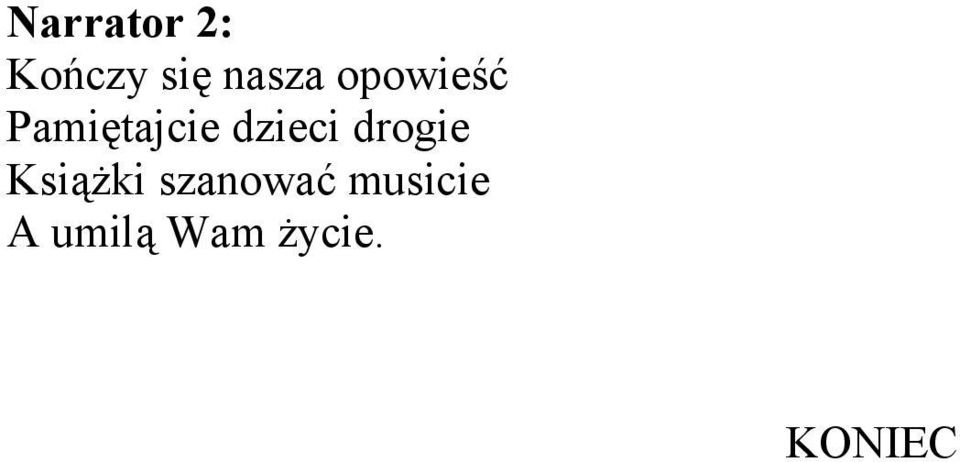 Książki szanować musicie