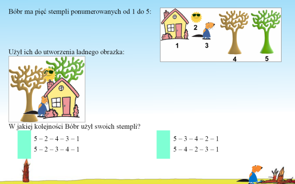 W październiku najzdolniejsi uczniowie klas 4-6 wzięli udział w konkursach z języka polskiego i matematyki.