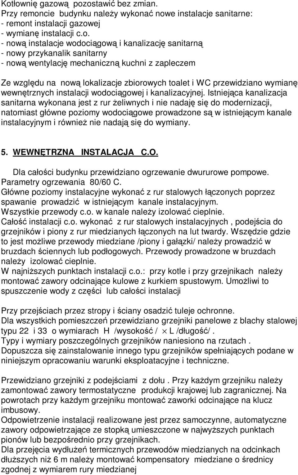 wodociągowej i kanalizacyjnej.