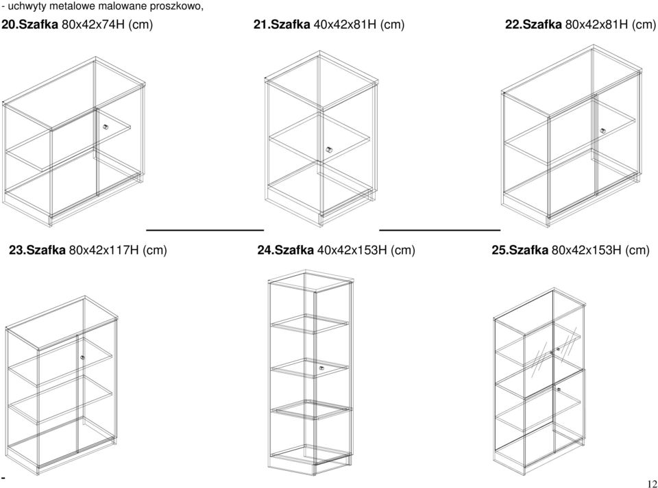 Szafka 40x42x81H (cm) 22.