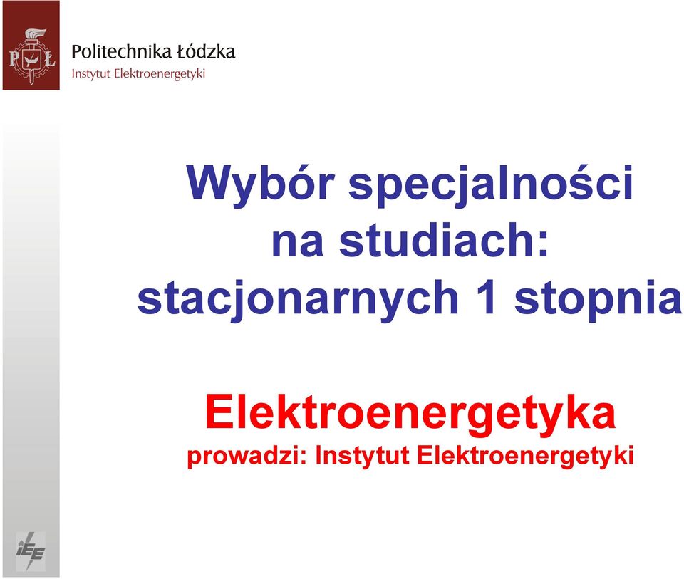 stopnia Elektroenergetyka