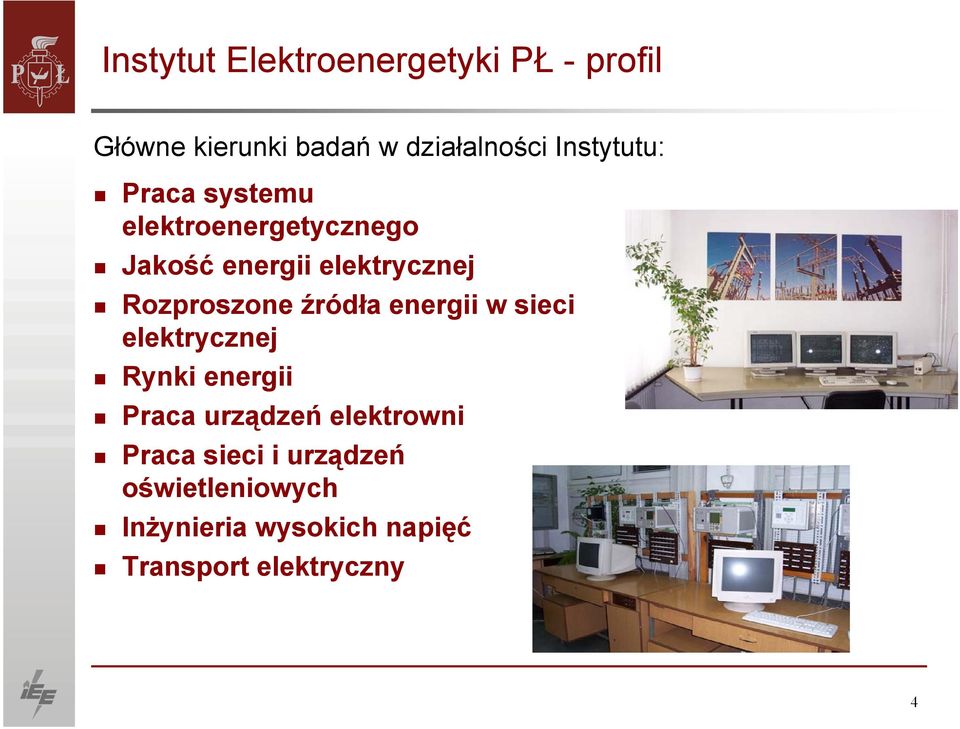 Rozproszone źródła energii w sieci elektrycznej Rynki energii Praca urządzeń