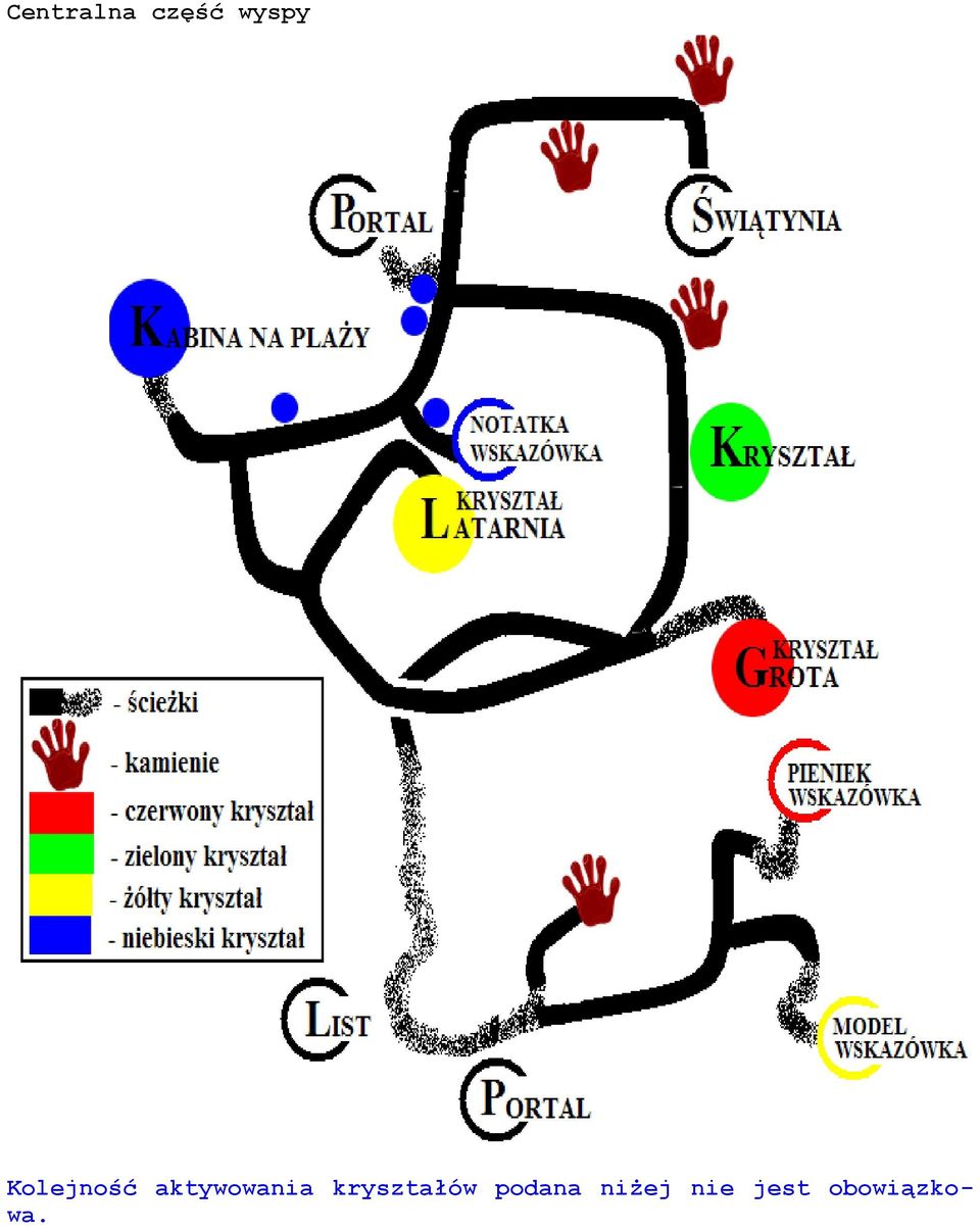 kryształów podana