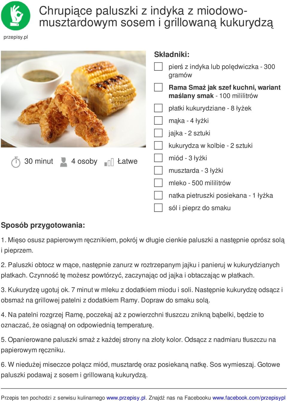 Mięso osusz papierowym ręcznikiem, pokrój w długie cienkie paluszki a następnie oprósz solą i pieprzem. 2.