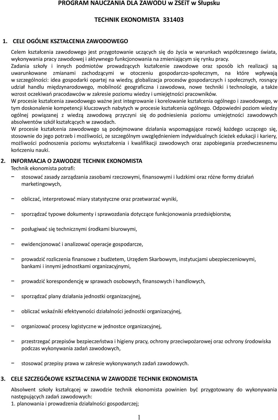 zmieniającym się rynku pracy.
