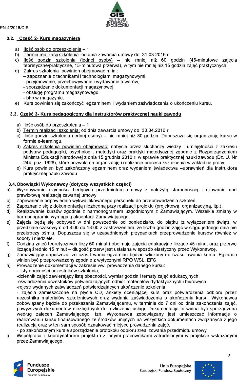 szkolenia powini