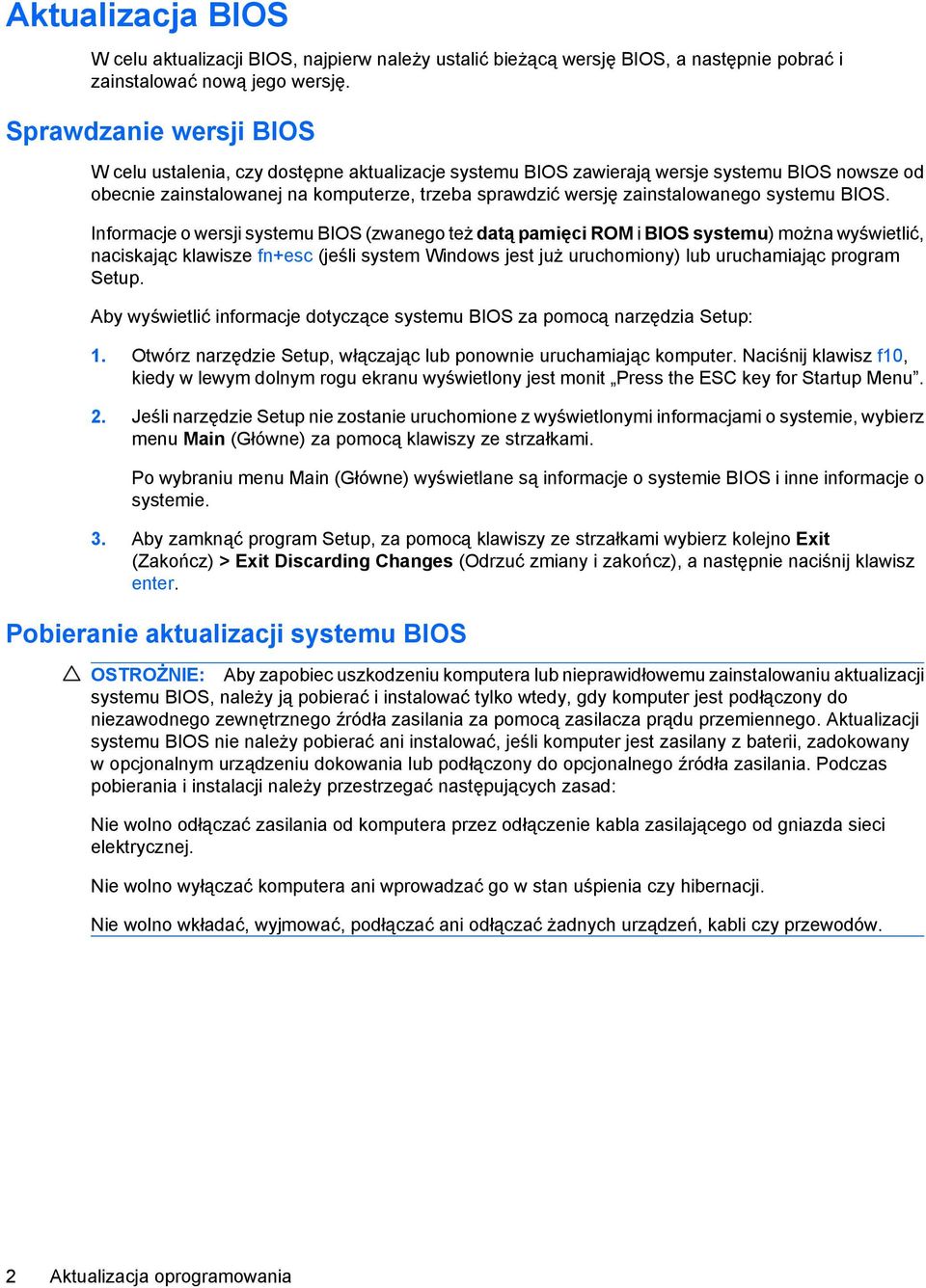 systemu BIOS.