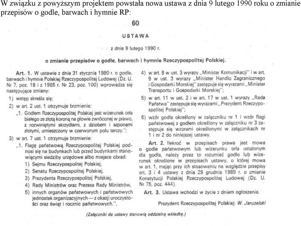 lutego 1990 roku o zmianie