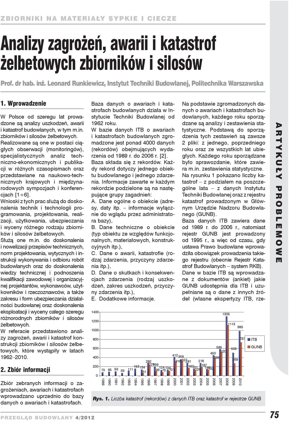 . Realizowane są one w postaci ciągłych obserwacji (monitoringów), specjalistycznych analiz techniczno-ekonomicznych i publikacji w różnych czasopismach oraz przedstawiane na naukowo-technicznych