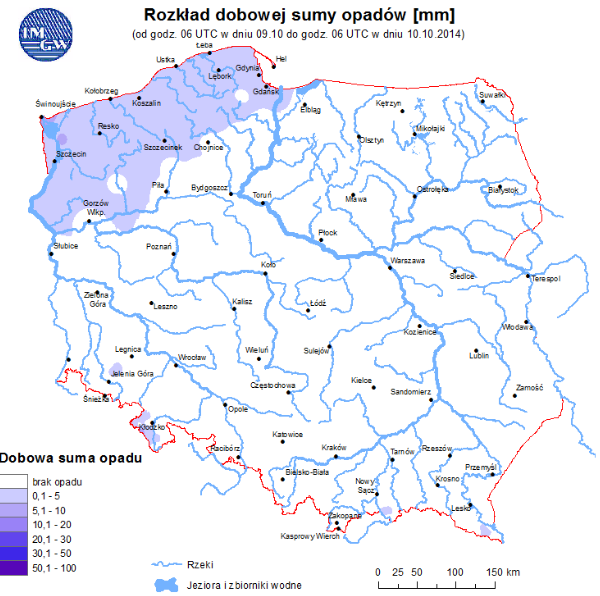 INFORMACJE HYDROLOGICZNO METEOROLOGICZNE źródło: