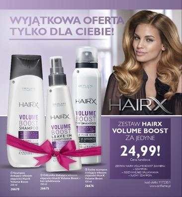 Business & Beauty Możliwości zarabiania ZESTAW zawiera: Szampon HairX