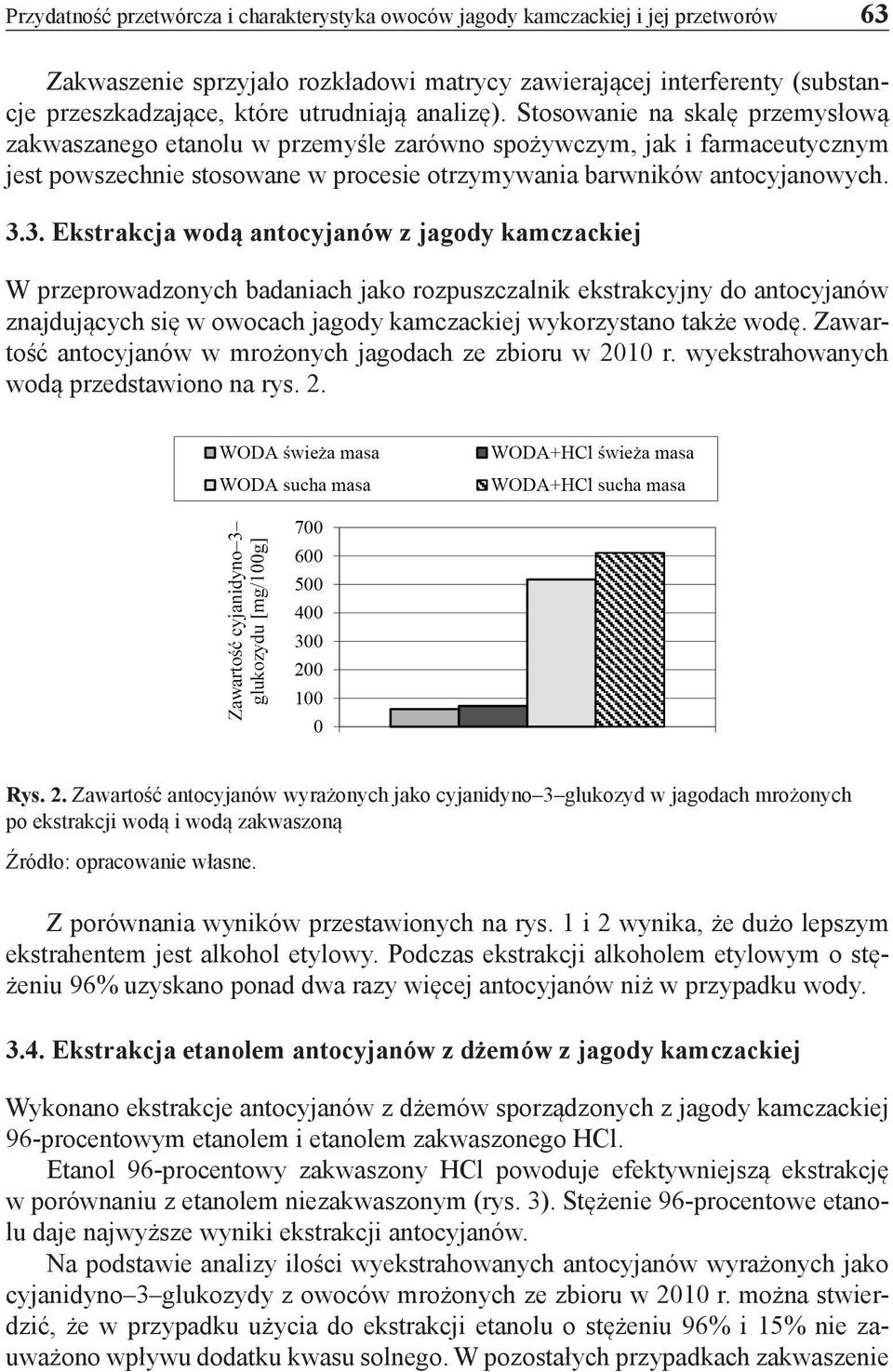 Stosowanie na skalę przemysłową zakwaszanego etanolu w przemyśle zarówno spożywczym, jak i farmaceutycznym jest powszechnie stosowane w procesie otrzymywania barwników antocyjanowych. 3.