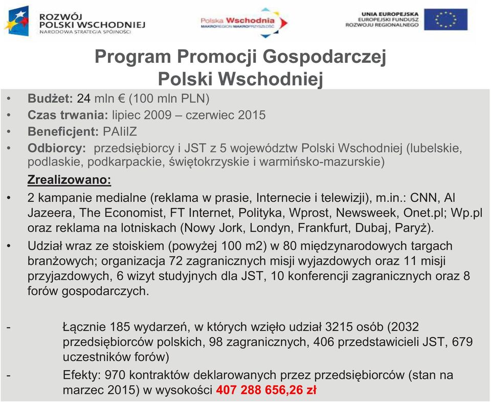 telewizji), m.in.: CNN, Al Jazeera, The Economist, FT Internet, Polityka, Wprost, Newsweek, Onet.pl; Wp.